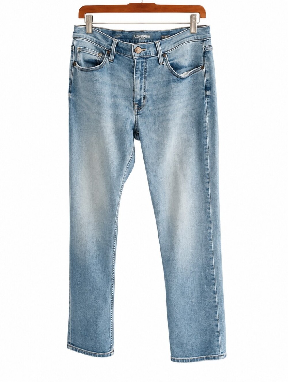 Goodfellow & Co Men's Light Wash Straight Leg Jeans Size 32x30 Stretch Denim